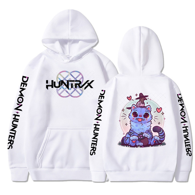 Amazon Demon Hunters KPop Demon Hunters カジュアル フリース スウェットシャツ 秋冬 ルーズ パーカー 男女兼用|undefined