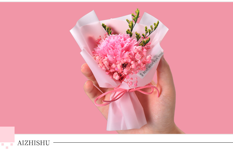 满天星迷你干花花束批发 香皂永生花平安夜伴手礼盒搭配biy小花束