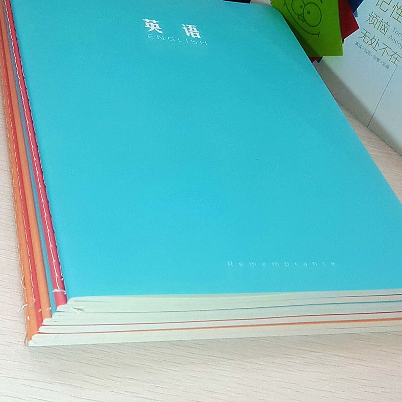 Дешево candy color 16K англ car thread книга, стежковая книга, английский блокнот рукопись квадратный студент