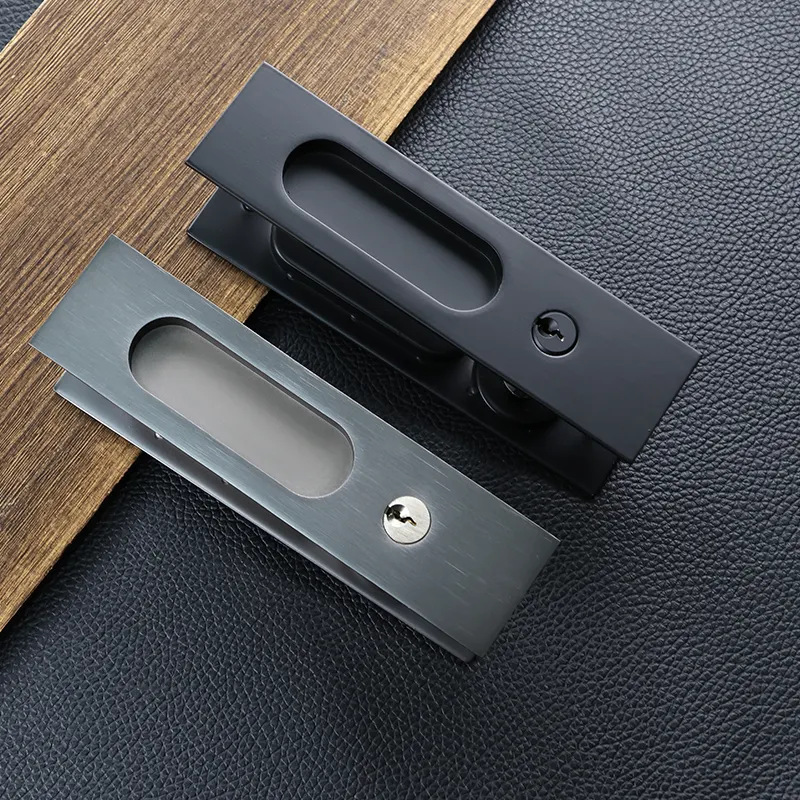 Panel cuadrado personalizado 304 puerta deslizante de acero inoxidable puerta oculta opcional multicolor puerta deslizante puerta deslizante bloqueo de gancho