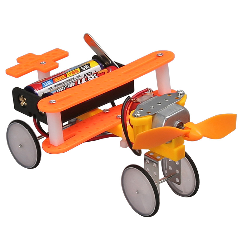 Plástico planeador eléctrico Educación científica Juguetes educativos Ensamble a mano Paquete de material de producción pequeño Experimento de material didáctico