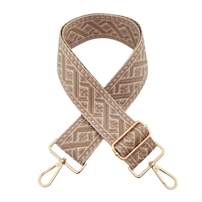 Polyester Cotton Argyle Bag Strap display picture 3