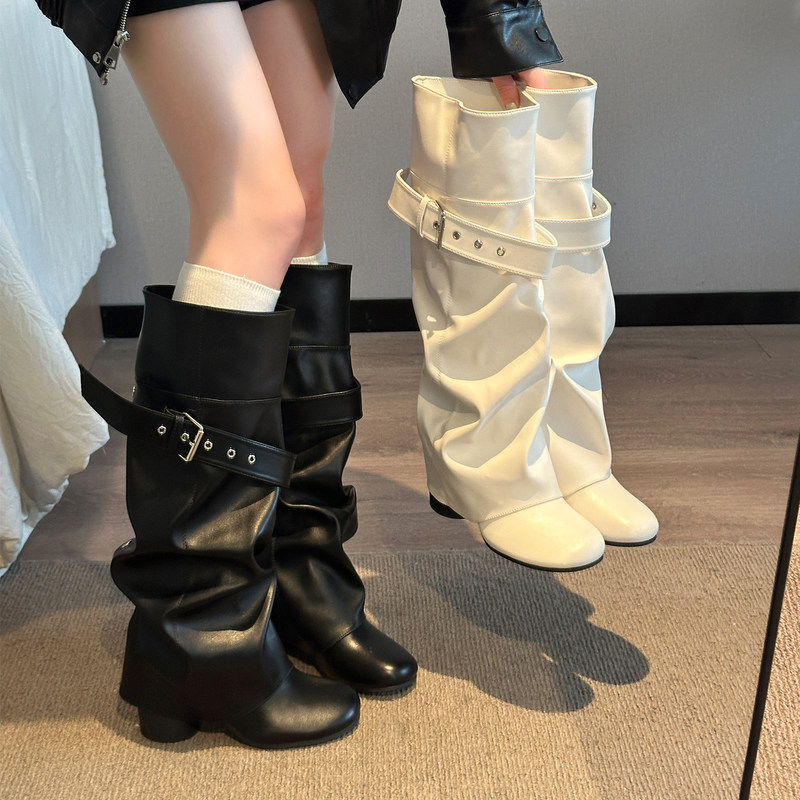 Detachable Leg Boots for Women 2026 Autumn/Winter New High-Tube Knight Boots, Dual-Wear High-Heeled Over-the-Knee Wide-Leg Long Boots Detachable Leg Boots for Women 2026 Autumn/Winter New High-Tube Knight Boots, Dual-Wear High-Heeled Over-the-Knee Wide-Leg Long Boots