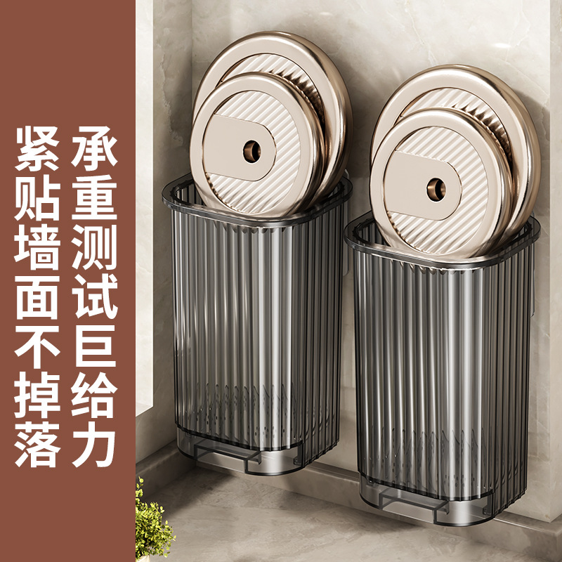 palillos tubo de drenaje pared colgante utensilios de cocina para el hogar cubiertos de cocina horquilla cuchara almacenamiento percha sin perforación