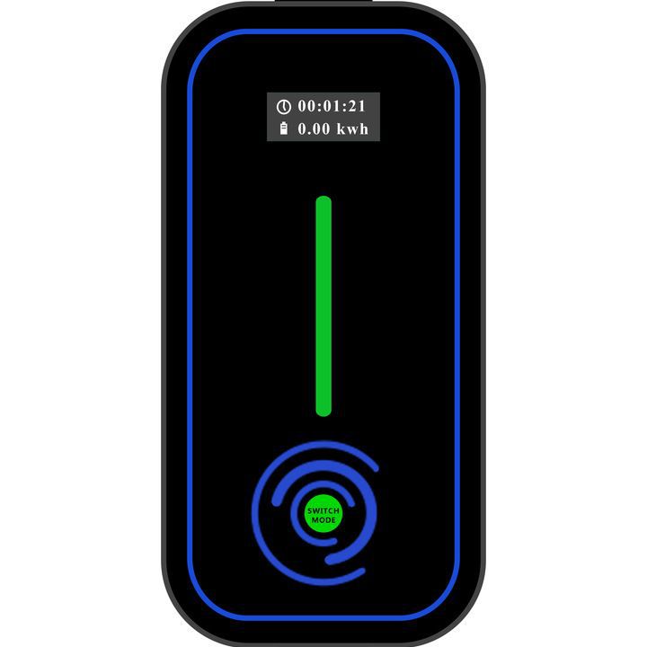 批发电动汽车便携式充电器3.5KW 16A 2型2电流可调交流充电器，适