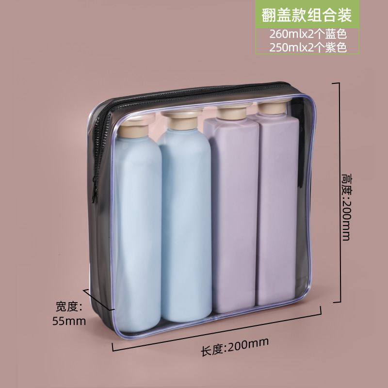 亚马逊热销PE毛绒软料绿分装瓶按压乳液瓶洗手液沐浴露瓶塑料空瓶|undefined