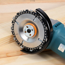 角磨机链条锯片多功能4寸木工锯盘茶盘打磨切割机工业级高精度厂