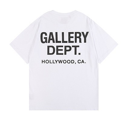 正確版GALLERY DEPT美潮洗水高品質プリント半袖高街落書きtシャツ|undefined