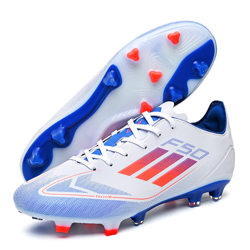 Zapatos de Fútbol de Caña Baja para Entrenamiento, Caucho y PVC, Antideslizante, para Césped Natural y Artificial