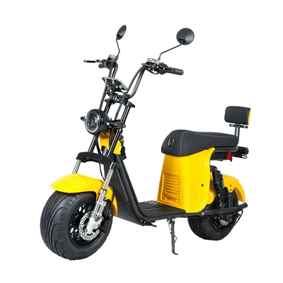 Elektrikli motosikletlər wide tire electric vehicle adult - yellow