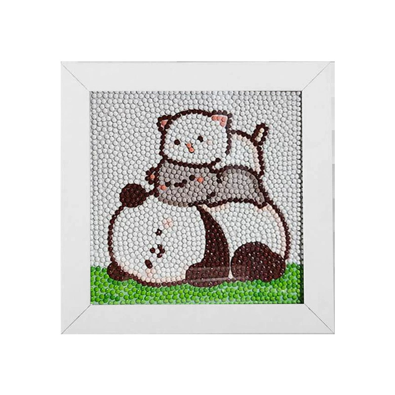 5D алмазная мозаика Cinnamoroll, в рамке 15×15 см для детей, набор DIY, в OPP-пакете