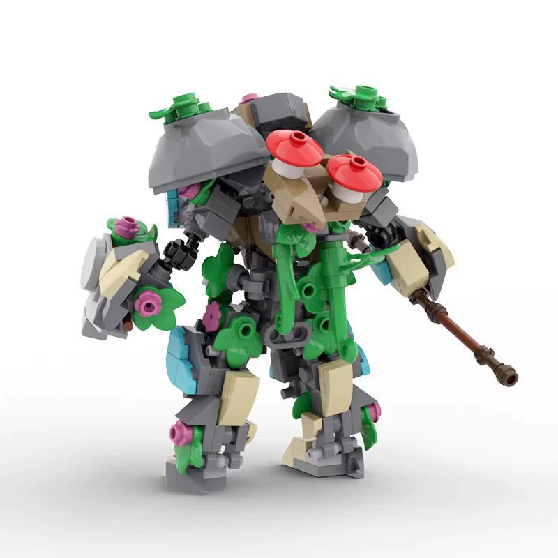Конструкторы MOC совместимы с Lego Creative Forest Guardian Robotic Puzzle Creative Series External Skeletal Mecha