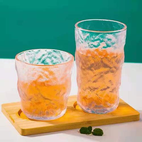 Glacier Glass Cup, Light Luxury, High-End, Household and Office Use, Modern Minimalist Juice Cup, Gift Cup