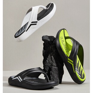 Luo Fu New Beach Seaside Flip-Flops Korean Style High Fashion Sports Outdoor Non-Slip Slippers Summer Light Clip