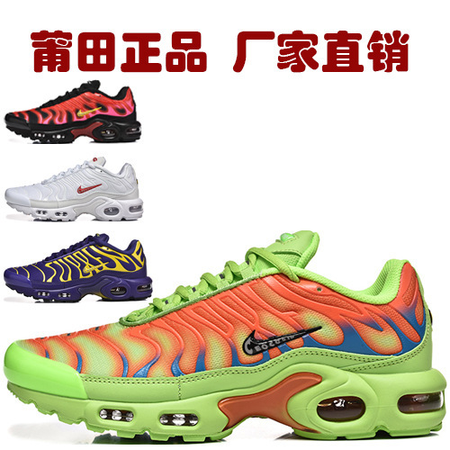 Cross-Border Export Wholesale Putian Shoes Air Max Tn Full-Length Air Cushion Running Shoes Men's Shoes Couple Running Shoes