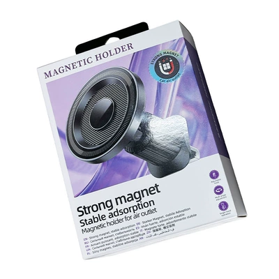 Clip-On Round Magnetic Mount, Car phone holder