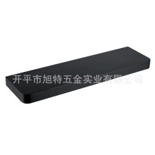厂家直供全铜实心浴室玻璃置物平台卫生间化妆品饰品置物架哑黑色