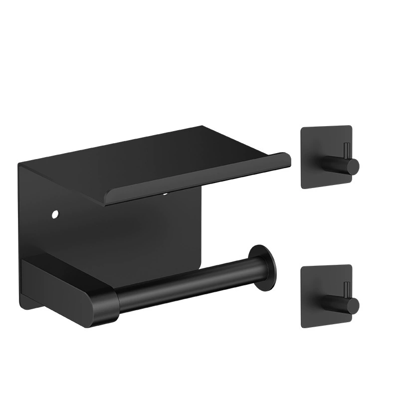 Трансграничная нержавеющая сталь вешалка для полотенец с держатель для мобильного телефона перегородка туалетная бумага держатель для рулона для ванной комнаты отель держатель туалетной бумаги