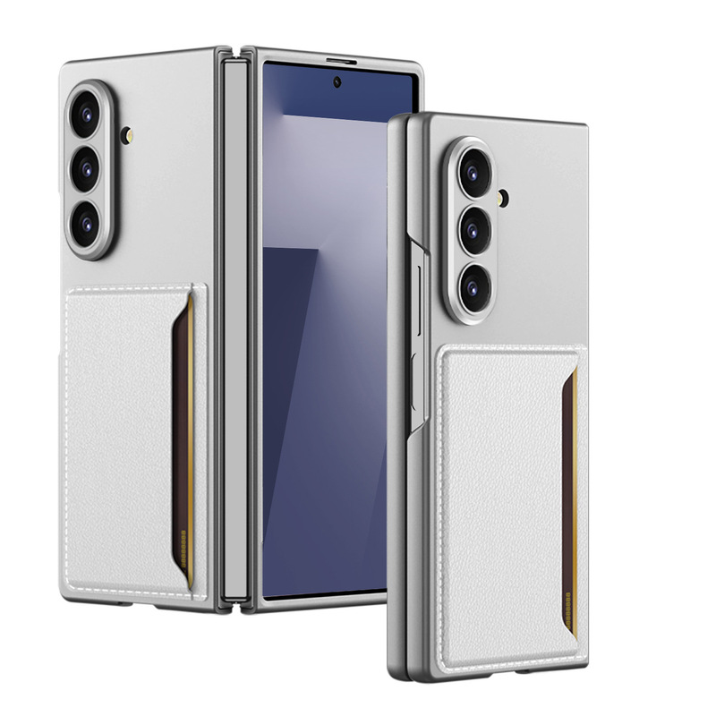 Samsung Galaxy Z Fold 30% off スタックスクリーン携帯電話ケース、超薄型細穴カードホルダー、クリエイティブな携帯電話保護カバーに適しています。|undefined