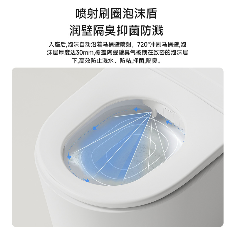 Chaozhou nuevo inodoro inteligente tipo pared cerámica sanitario totalmente automático fábrica de inodoro integrado comercial del hotel