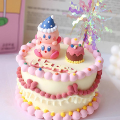 Baking cake decoration cartoon anime cute pink stackable Cabbage cake birthday dessert table decor