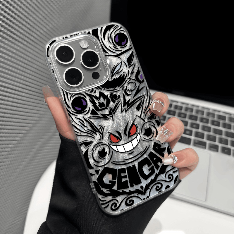 Black Red Eye Geng Ghost Bracket Feather Yarn Shell for Apple Huawei Vivo Xiaomi Oppo Internet Red Explosive Mobile Phone Case