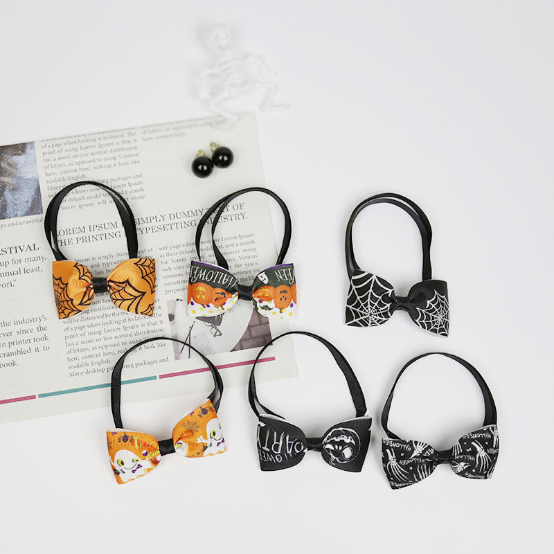 Ribbon Halloween Bow Knot 1 Piece display picture 1