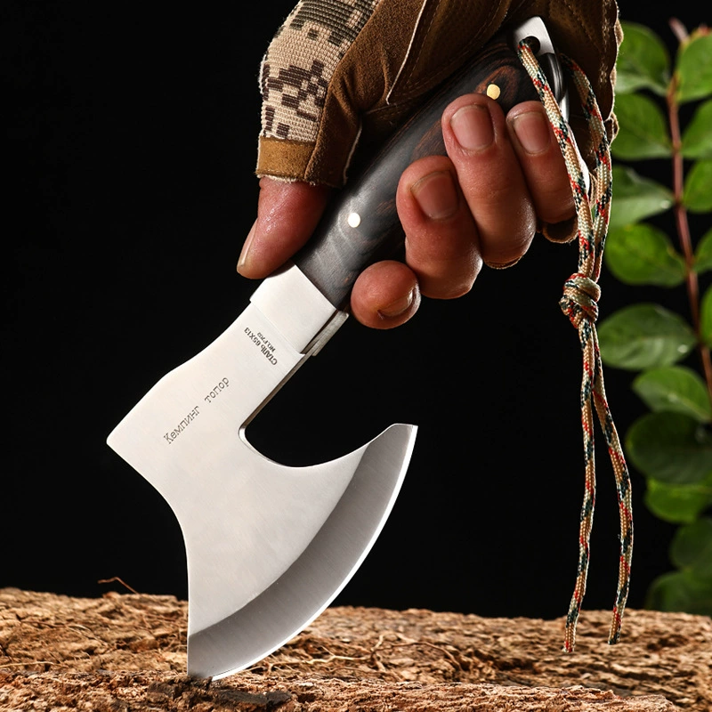 Оптовая продажа топор из нержавеющей стали рубка дерева Тактический топор выживание резка деревянный топор Открытый кемпинг многоцелевой деревянный топор