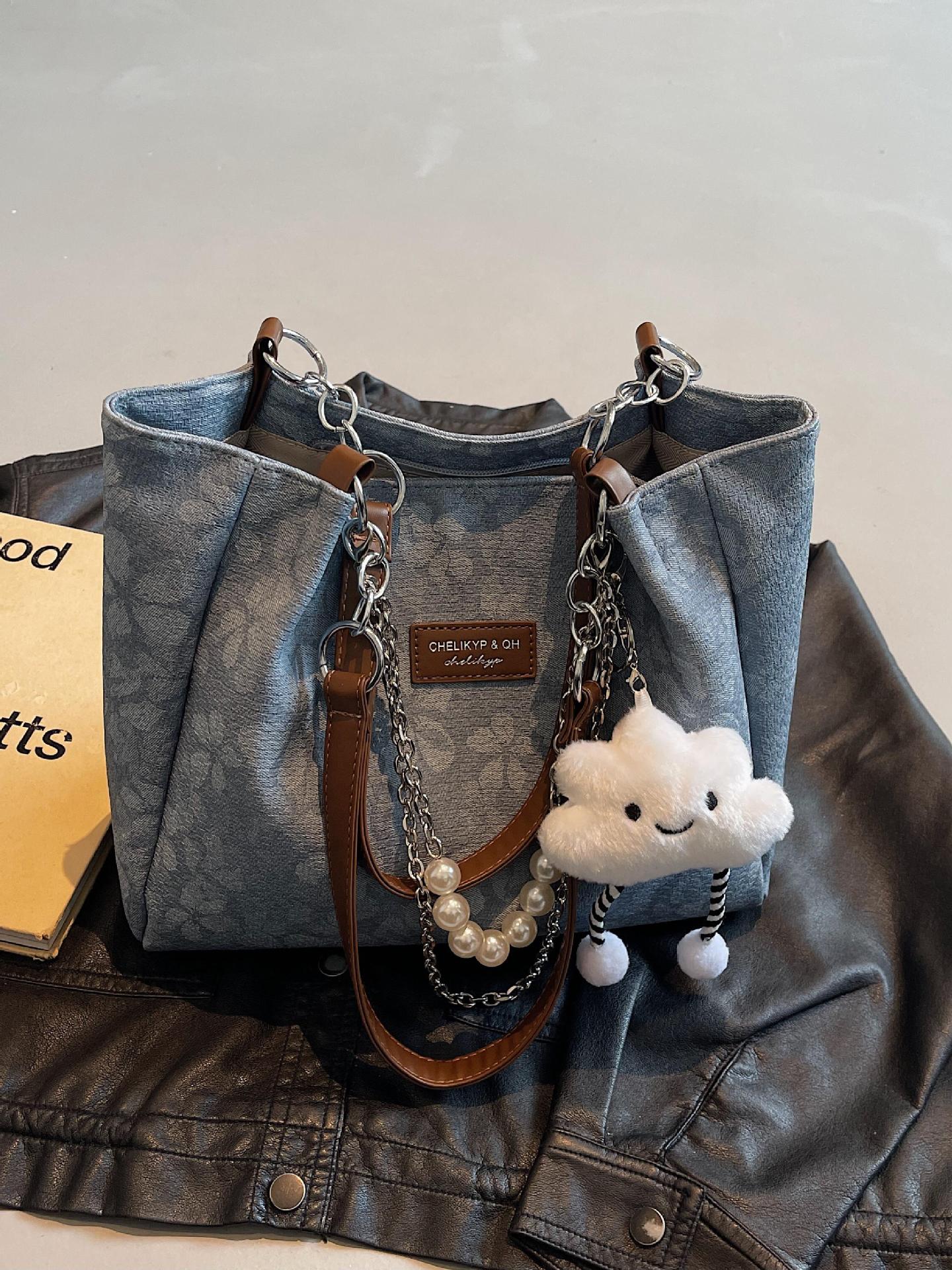 Bolso Tote de Mano de Gran Capacidad de PU para Uso Diario