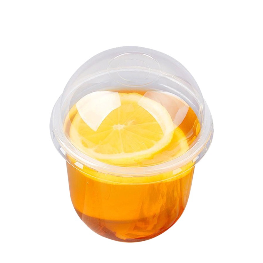 Vaso de plástico desechable tipo U de 95 ml para té con leche, con tapa, moderno, para bubble tea, suministro directo de fábrica, transfronterizo