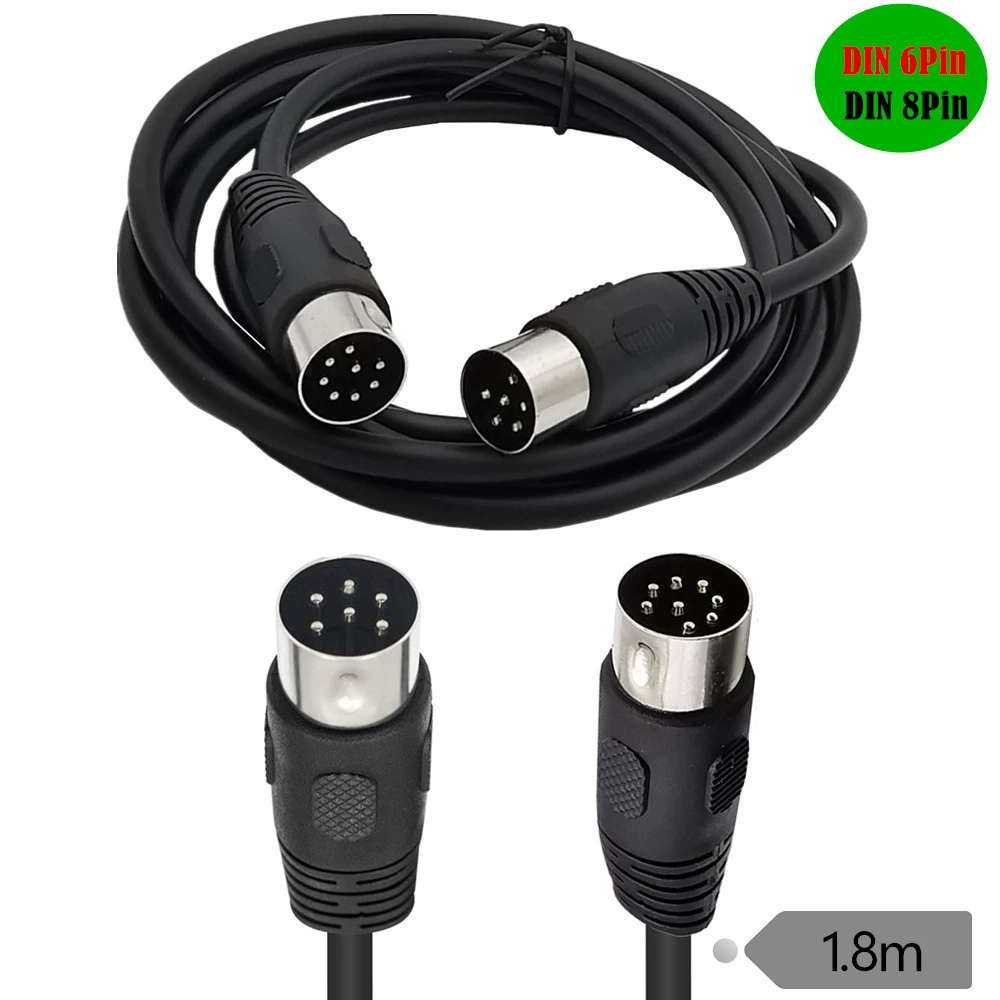 DIN 8PIN к DIN 6PIN аудио-данные сигнал Din 8pin Din 6pin
