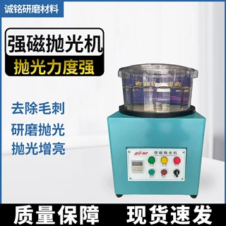 强磁力抛光机磁力研磨机不锈钢铝件铜件手表首饰五金去毛刺打磨机