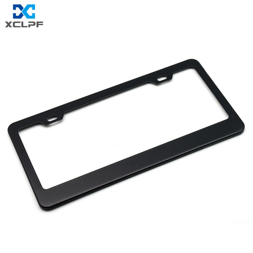 Cross-border Amazon American stainless steel car license plate frame American license plate modified car