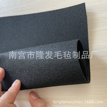 黑色针棉无纺布 软身戟绒布圣诞针刺棉5MM厚身不织布大红硬性布料