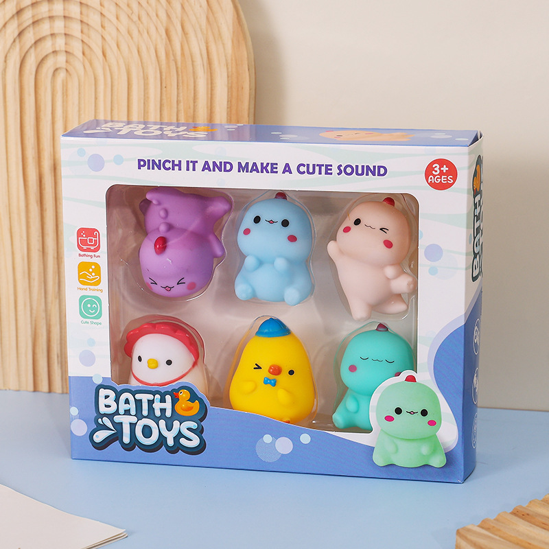 6 dinosaur chickens-color box