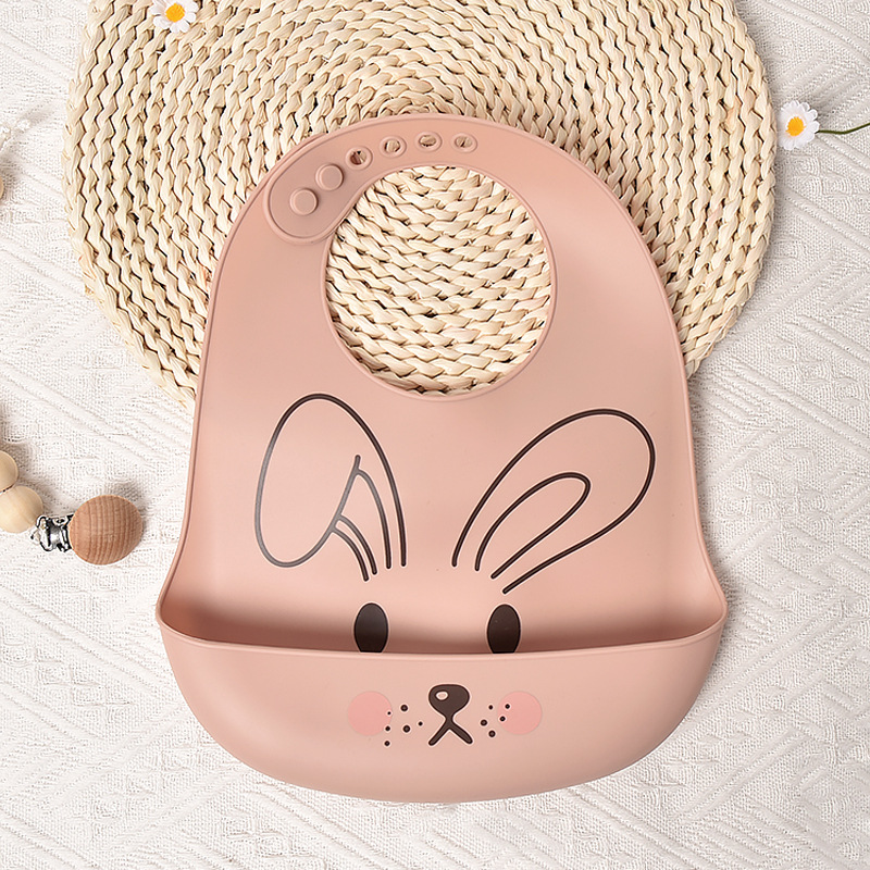 Bazo de comida de bebé impermeable silicona bolsas de comida suplementarias súper suaves para bebés portátiles Bazo de niños anti-sucio artefacto mágico