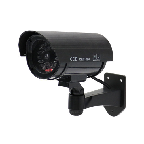 Simulation surveillance camera fake monitor with light model probe home anti-theft outdoor simulation monitoring light