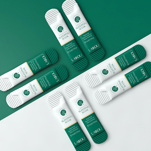 Cross-border LAIKOU centella asiatica jelly mask 3ml hydrating and moisturizing good night sleep smear-on mask no-wash