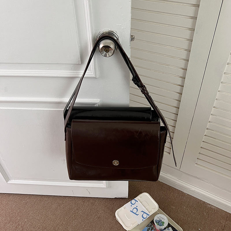 Borsa a tracolla semplice da pendolare con tracolla sensibile di qualità, borsa a tracolla di grande capacità, borsa a tracolla piccola e nuova di zecca_voghion.com