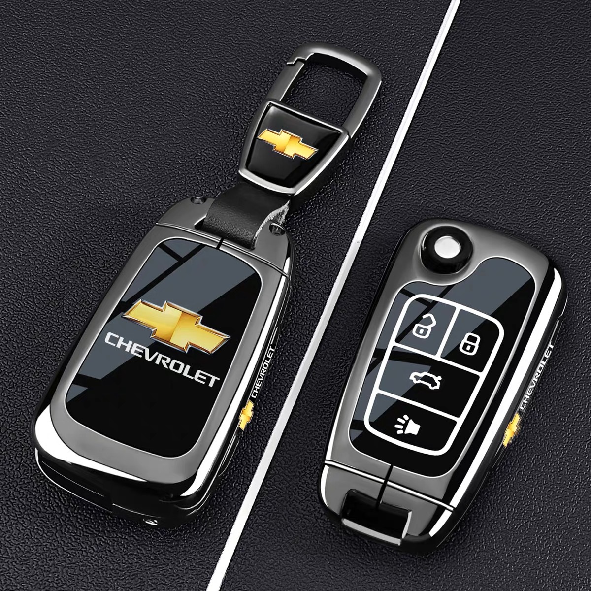 Suitable for Chevrolet Foldableing Key Cover Old Model Malibu Chevrolet Cruze Lefeng Rv Car Bag Buckle Shell