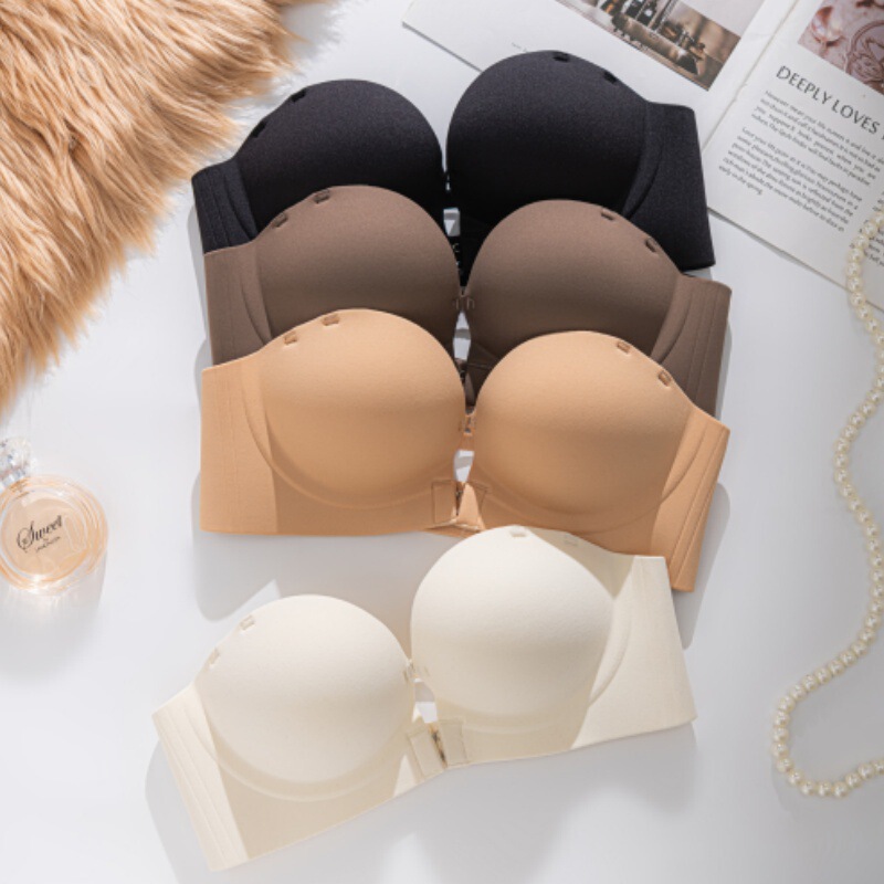 2329 Front Buckle Large U-shaped Beautiful Back Underwear Women's Small Chest Push-up Large Rings-free Palm Cup Smoothed Traceless Bra 2329 Front Buckle Large U-shaped Beautiful Back Underwear Women's Small Chest Push-up Large Rings-free Palm Cup Smoothed Traceless Bra