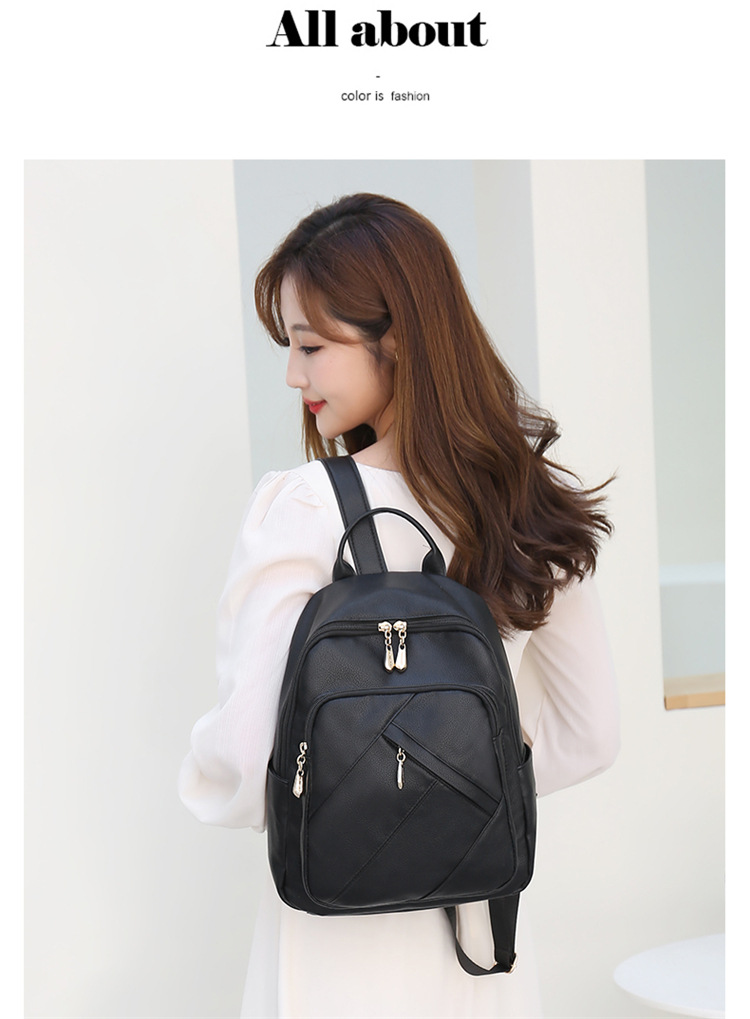 Waterproof 15 Inch Women's Backpack Shopping Fashion Backpacks display picture 1