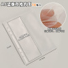 Protecting glasses, white laptop, pocketbook, storage system, photoalbum, mirror effect, tear-off sheet, A-line, A6, A5