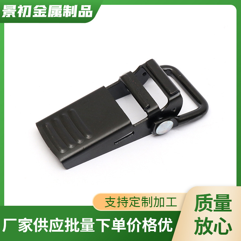 厂家供应 绑带调节扣压扣高强度钢压扣 捆绑带压扣 织带扣