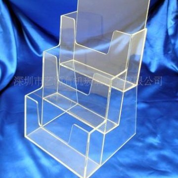 直接厂家 生产Acrylic压克力资料架 陈列架 亚克力书架亚加力塑料