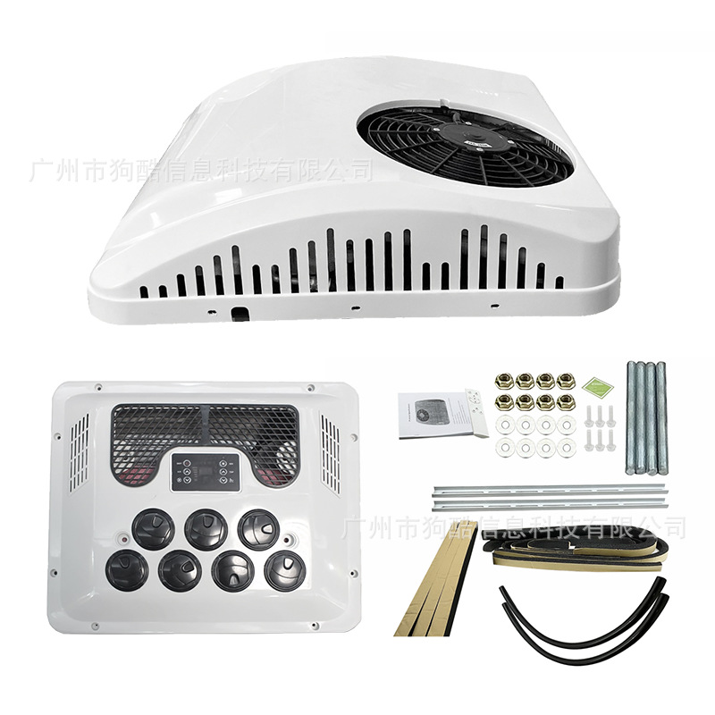 Wholesale Automotive Electric Heating and Cooling Air Conditioners 24V for Golf Carts, Campers, Food Trucks, and Rooftop Inverter Air Conditioners