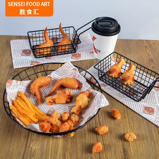 Powerful factory in stock simulation roast chicken leg chicken wings pendant simulation food model toy ornaments shooting props