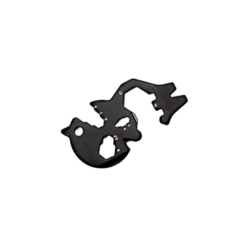 New Style Gift Animal Shaped Multi-Function Keychain Multi-purpose Precision Stamping Tool Card EDC Outdoor Key Accessory