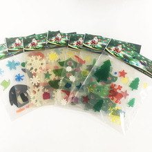 可定制可爱冰箱贴软胶塑料贴 节日装饰窗贴玻璃贴圣诞果冻贴