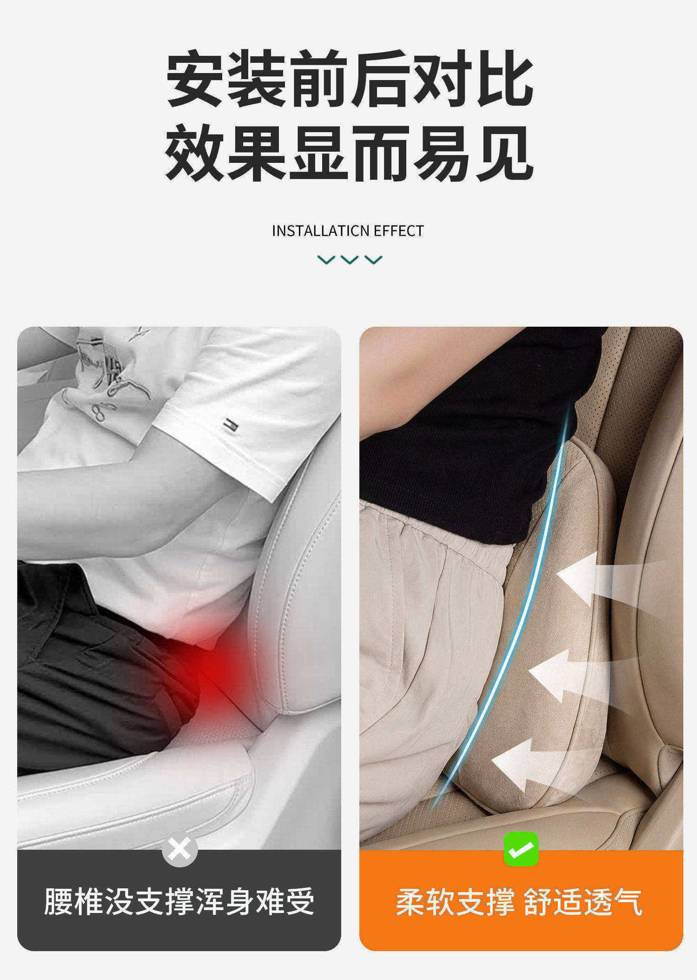 Suitable for Aito M6 Headrest and Lumbar Support, Same Model as in the Mall, Car Neck Pillow, Lumbar Pillow, Car Interior Decoration Accessories